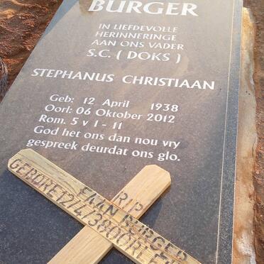 BURGER Stephanus Christiaan 1938-2012