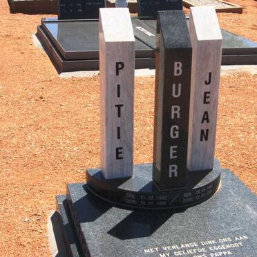 BURGER Pitie 1942-1995 &amp; Jean 1949-2004