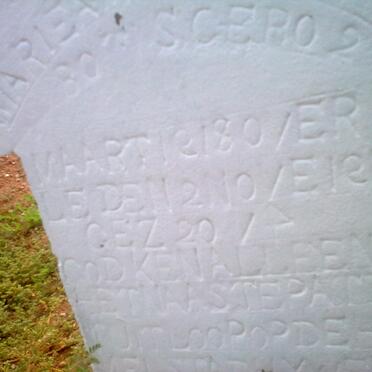 BOTES Maria Maghalina 1918-1918