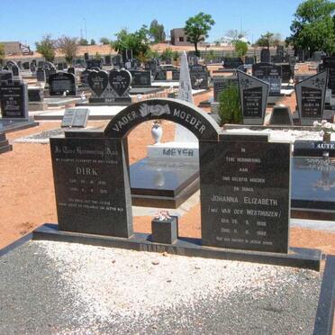 HUMAN Dirk 1892-1970  &amp; Johanna Elizabeth VAN DER WESTHUIZEN 1896-1982