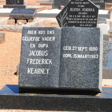 KEARNEY Jacobus Frederick 1890-1983