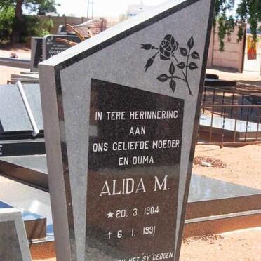 MERWE Alida M., van der 1904-1991