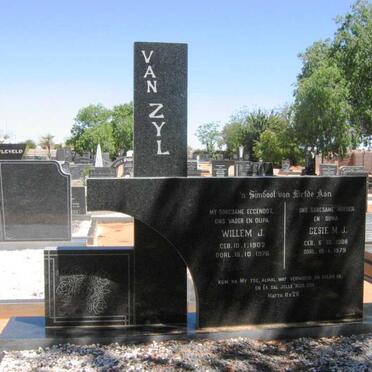 ZYL Willem J., van 1902-1976 &amp; Gesie M.J. 1908-1979