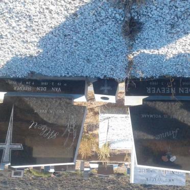 HEEVER Albert, van den 1916-1991 &amp; Annie 1916-1989