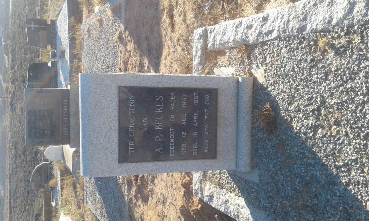 BEUKES A.P. 1893-1967