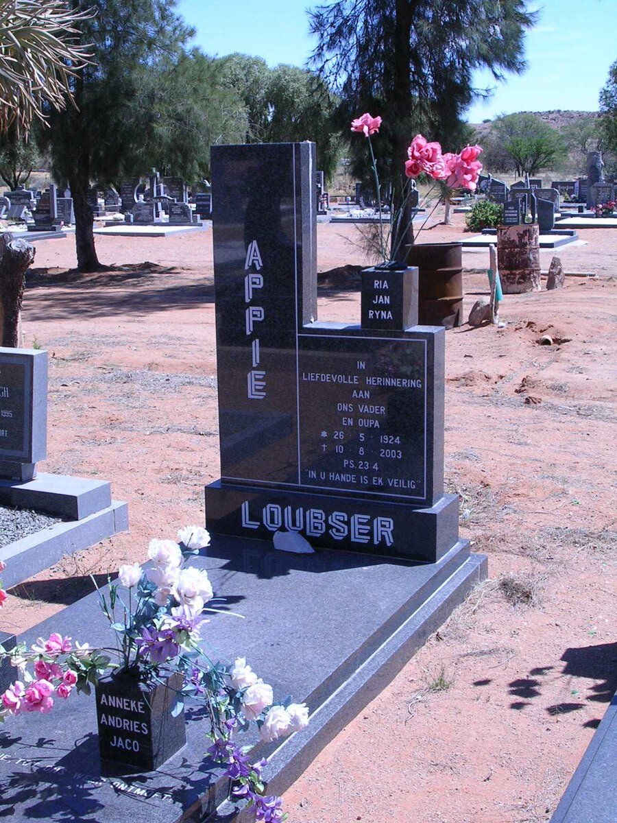 LOUBSER Appie 1924-2003