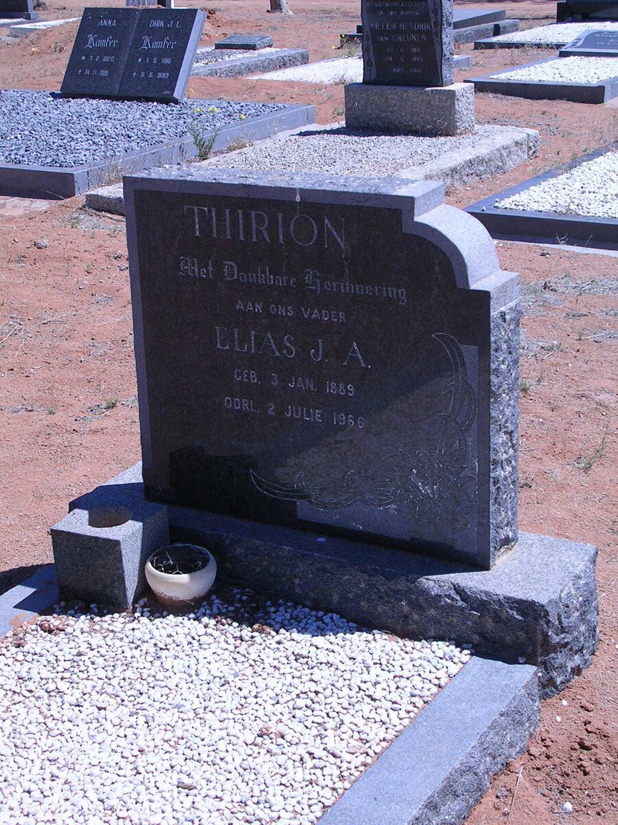 THIRION  Elias J.A. 1889-1966