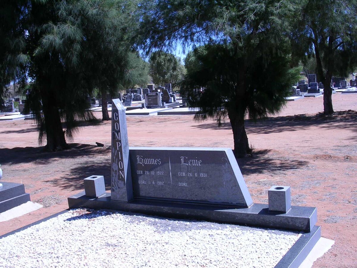 COMPION Hannes 1922-1982 &amp; Lenie 1931-