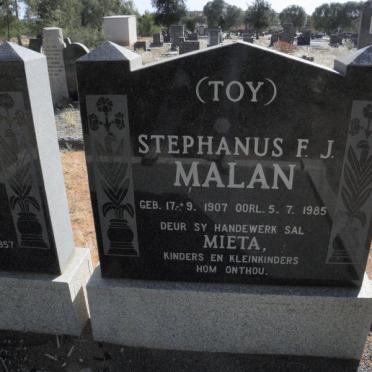 MALAN Stephanus F.J. 1907-1985