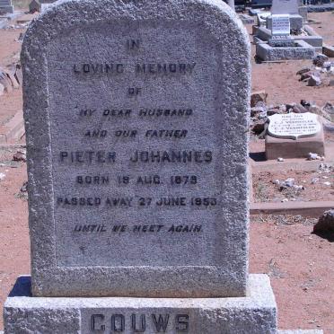 GOUWS Pieter Johannes 1879-1953