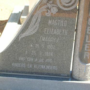 GROBLER Magtild Elizabeth 1902-1996