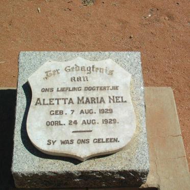 NEL Aletta Maria 1929-1929