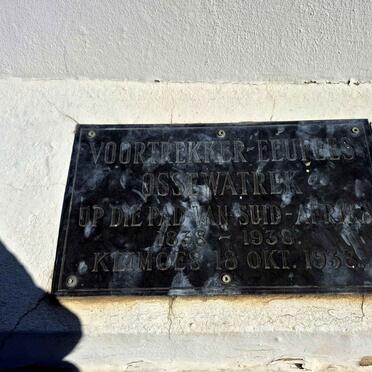 3. Gedenksteen Voortrekker-Eeufees Ossewatrek: 1838-1938 