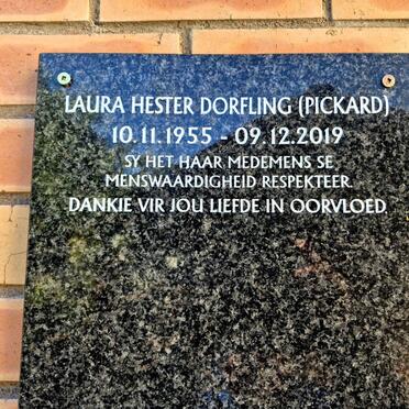 DORFLING Laura Hester nee PICKARD 1955-2019