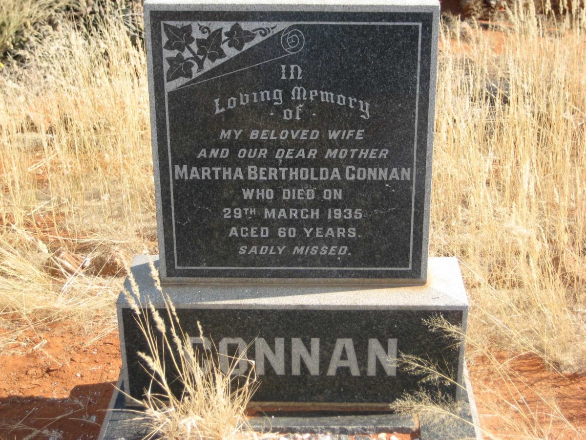 CONNAN Martha Bertholda -1935