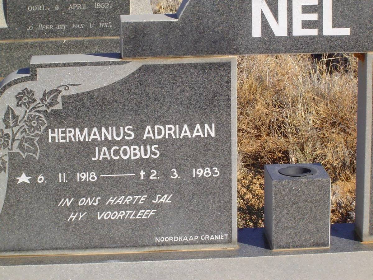 NEL Hermanus Adriaan Jacobus 1918-1983
