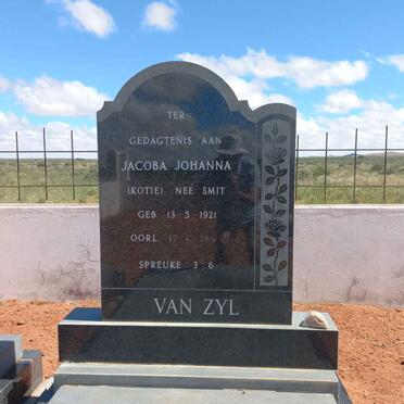 ZYL Jacoba Johanna, van nee SMIT 1921-2010