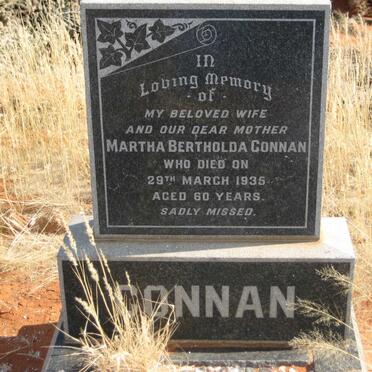 CONNAN Martha Bertholda -1935