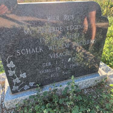 VISAGIE Schalk Willem Jacobus 1877-1968
