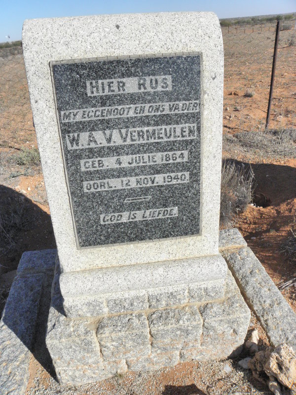 VERMEULEN W.A.V. 1864-1940