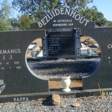 BEZUIDENHOUT Hermanus J.J. 1926-1991 &amp; Cornelia J.A. 1931-