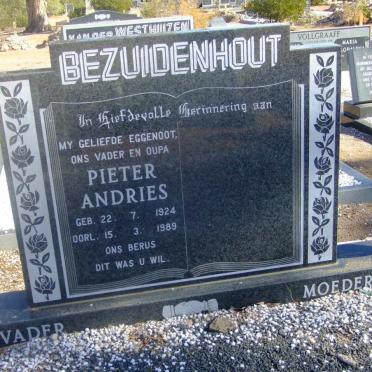 BEZUIDENHOUT Pieter Andries 1924-1989