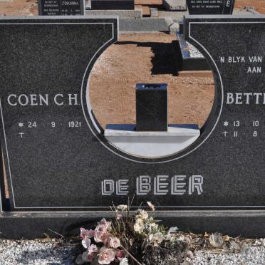 BEER Coen C.H., de 1921- &amp; Bettie E. 1931-1996