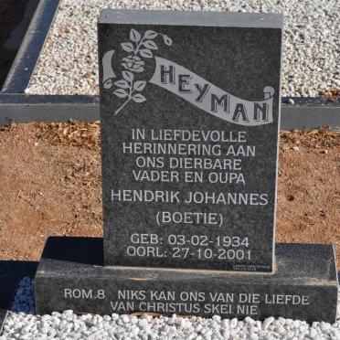HEYMAN Hendrik Johannes 1934-2001