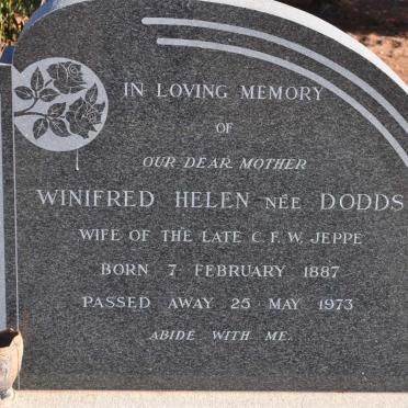 JEPPE Winifred Helen nee DODDS 1887-1973