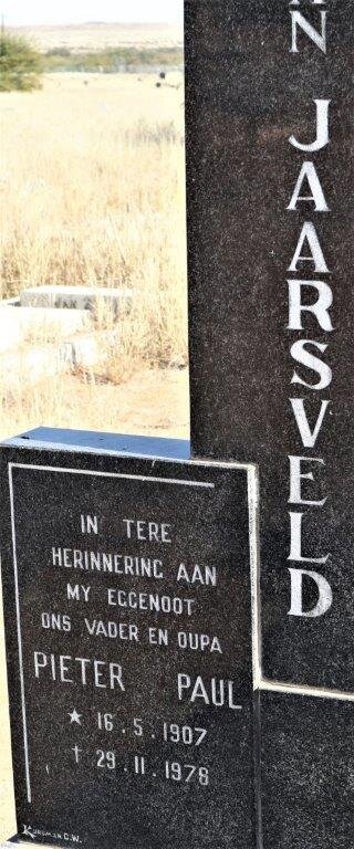 JAARSVELD Pieter Paul, van 1907-1978