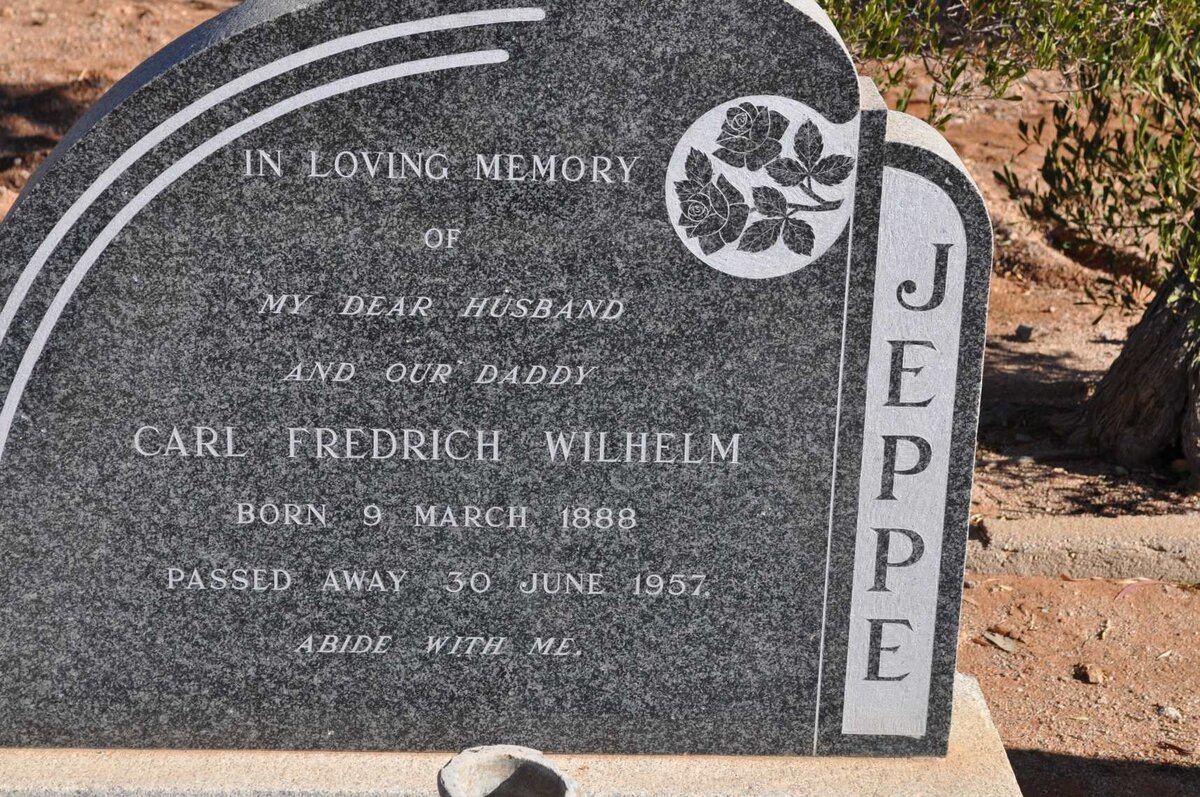 JEPPE Carl Fredrich Wilhelm 1888-1957