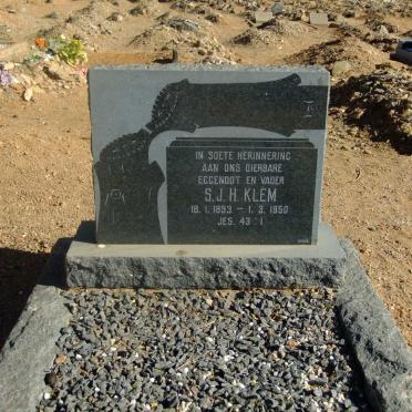 KLEM S.J.H. 1893-1950