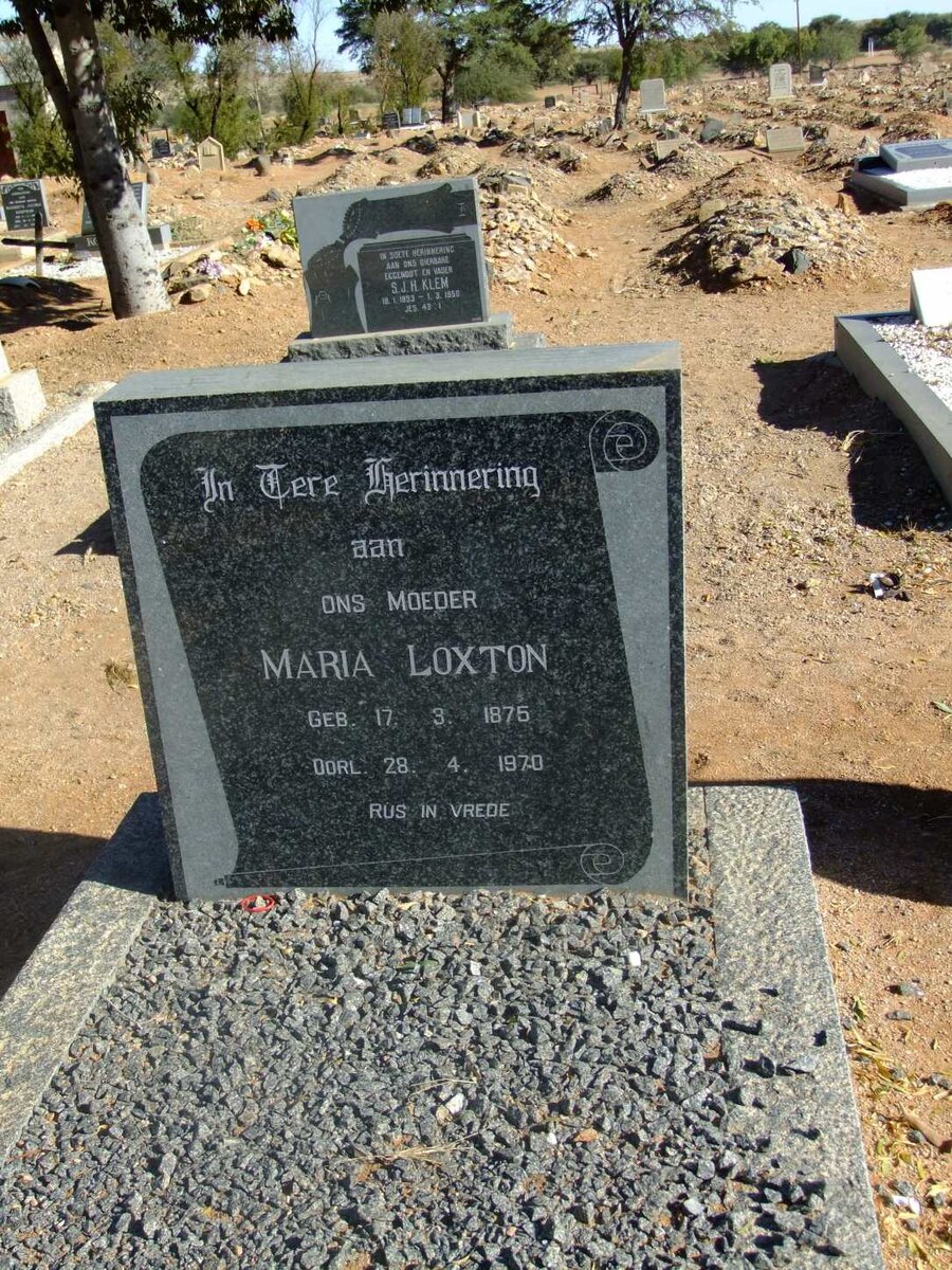 LOXTON Maria 1875-1970