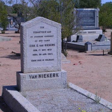 NIEKERK Izak C., van 1873-1947