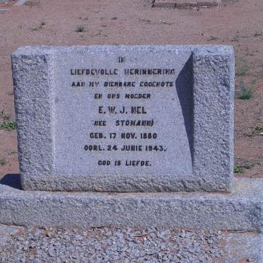 NEL E.W.J. geb. STOMANN 1880-1943