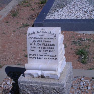 PLESSIS W.P., du 1868-1930