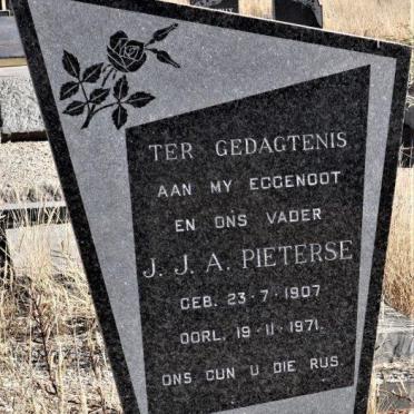 PIETERSE J.J.A. 1907-1971
