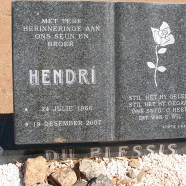 PLESSIS Hendri, du 1966-2007