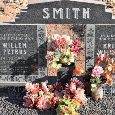 SMITH Willem Petrus 1941-2010 &amp; Kristina Wilhelmina 1943-2014