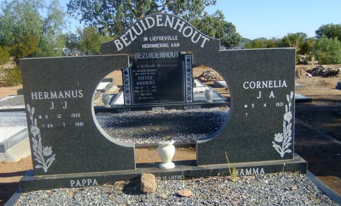 BEZUIDENHOUT Hermanus J.J. 1926-1991 & Cornelia J.A. 1931-