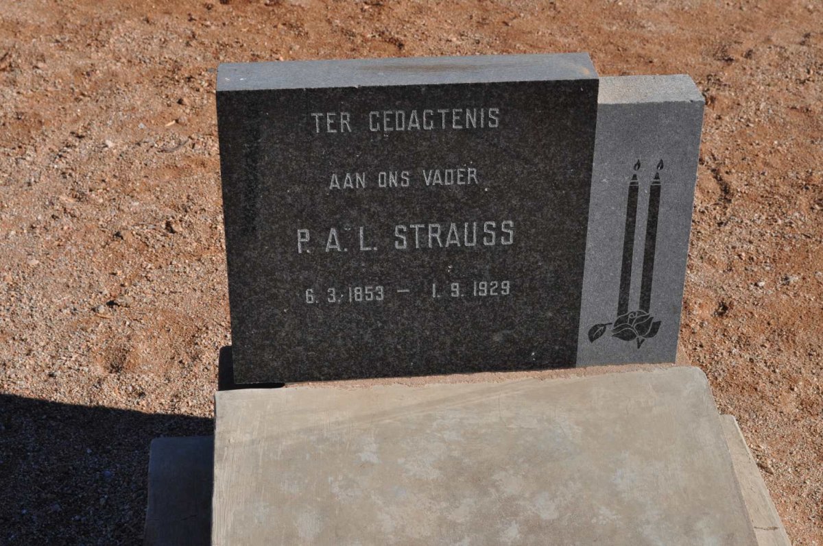 STRAUSS P.A.L. 1853-1929