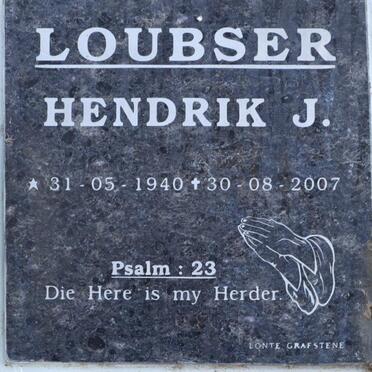 LOUBSER Hendrik J. 1940-2007