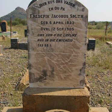 SMITH Frederik Jacobus 1823-1905