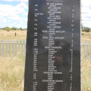 Northern Cape, KIMBERLEY district, Modderrivier, British and Burgher war memorial