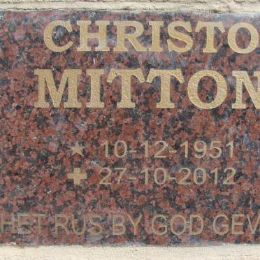 MITTON Christo 1951-2012