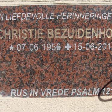 BEZUIDENHOUT Christie 1956-2012