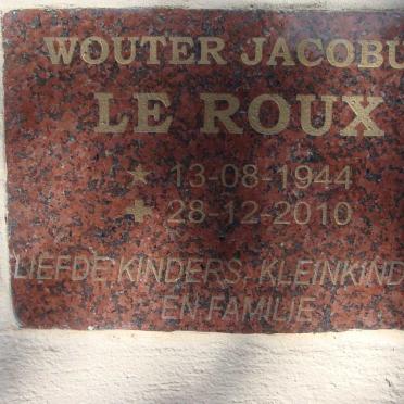 ROUX Wouter Jacobus, le 1944-2010