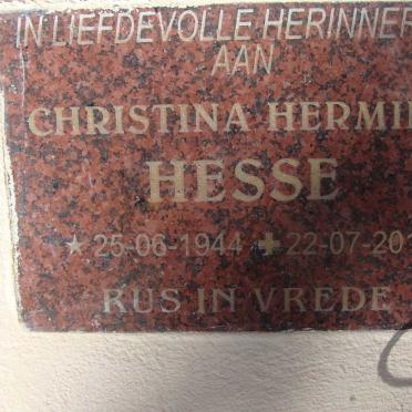 HESSE Christina Hermina 1944-2011