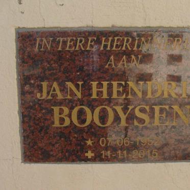 BOOYSEN Jan Hendrik 1952-2015