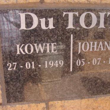 TOIT Kowie, du 1949 &amp; Johanna 1944